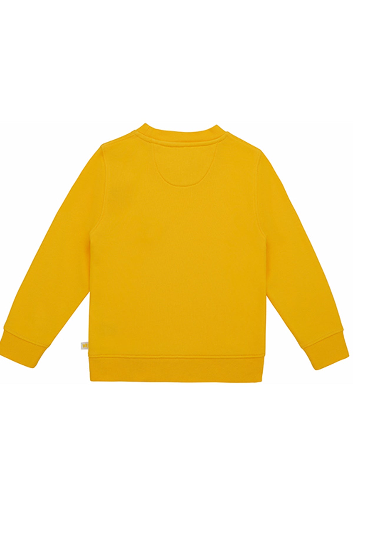Ses Çıkaran Sarı Bisiklet Yaka Sweatshirt