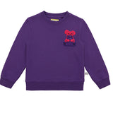 Squeaky Purple Crew Neck Sweatshirt