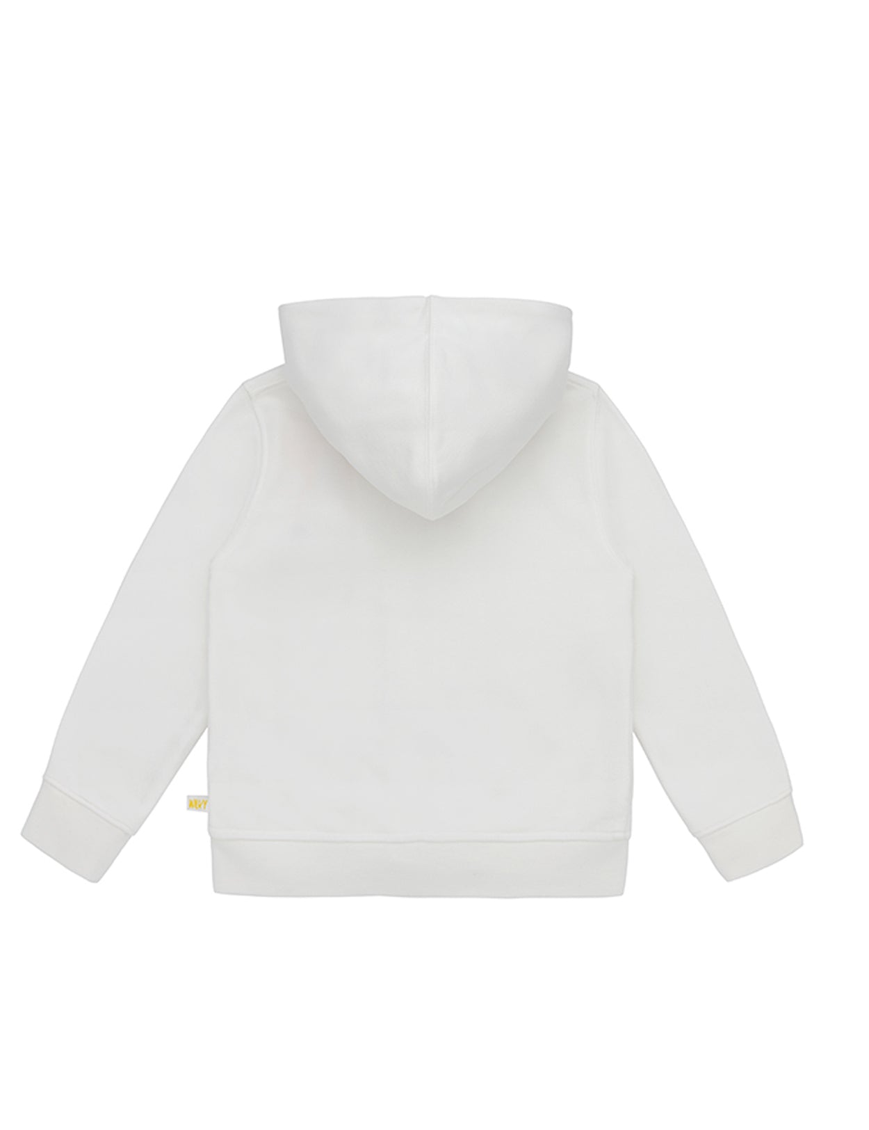 Squeaky White Zipped Hoodie Sweatshirt