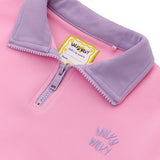 Half Zip Mock Neck Sweatshirt