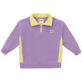 Half Zip Mock Neck Sweatshirt
