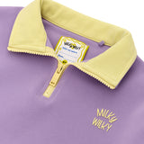 Half Zip Mock Neck Sweatshirt