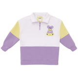 Half Zip Mock Neck Squeaky Sweatshirt