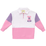 Half Zip Mock Neck Squeaky Sweatshirt