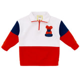 Half Zip Mock Neck Squeaky Swatshirt