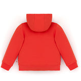 Squeaky Orange Zipped Hoodie Sweatshirt