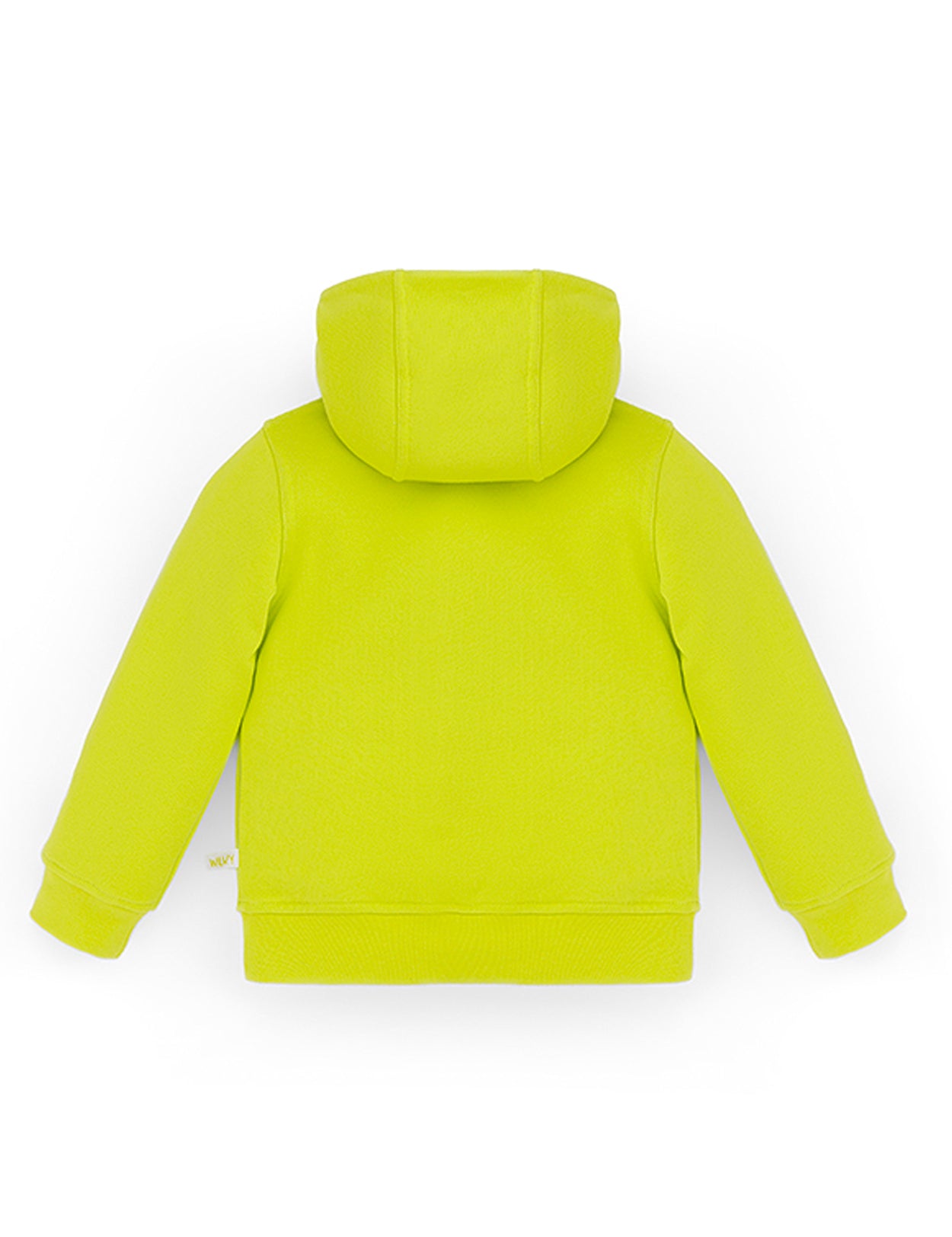 Squeaky Lime Zipped Hoodie Sweatshirt