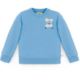 Squeaky Baby Blue Crew Neck Sweatshirt
