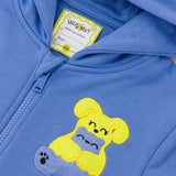 Squeaky Lilac Zipped Hoodie Sweatshirt