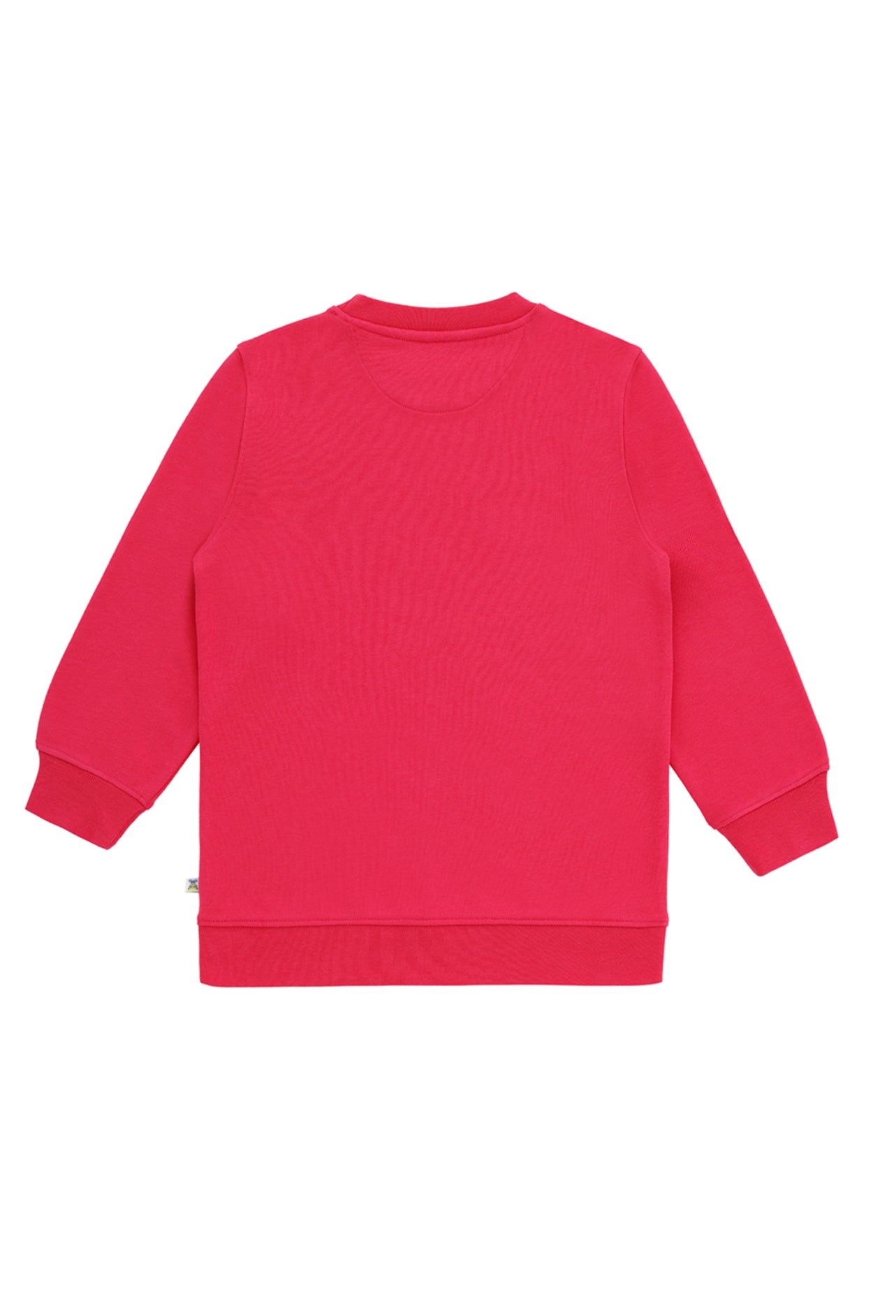 Kız Çocuk Fuşya Bisiklet Yaka Sweatshirt