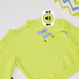 Squeaky Lime Crew Neck Sweatshirt