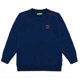 Kız Çocuk Lacivert Bisiklet Yaka Sweatshirt
